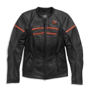 Women's H-D Brawler Leather Riding Jacket